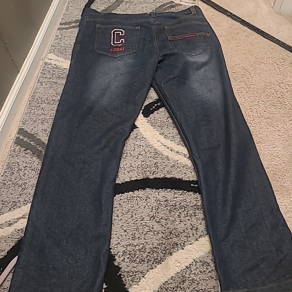 Vintage Y2k Coogi Mens Jeans Straight Leg 40x34 NWOT